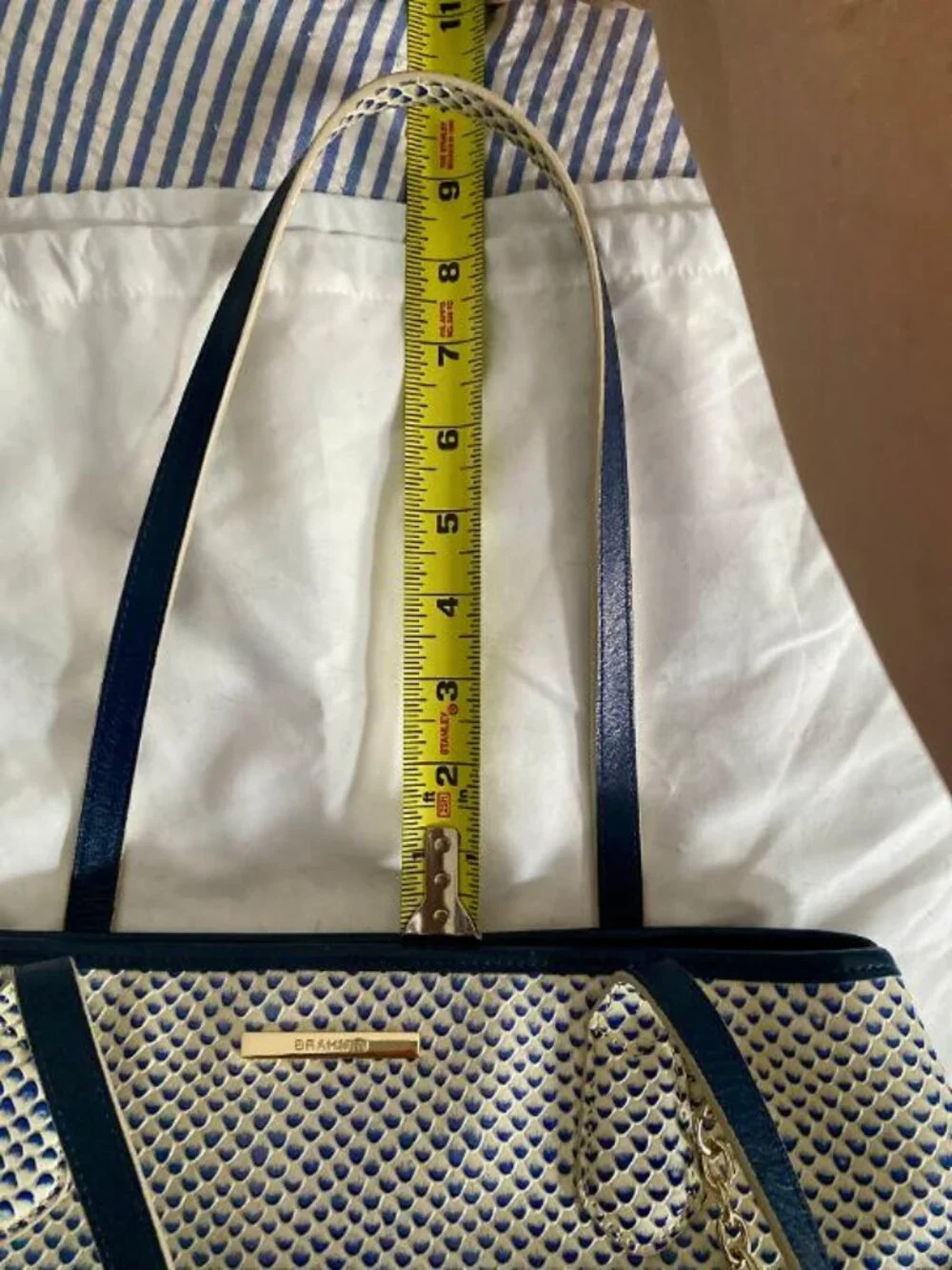 Brahmin Anytime expanded leather tote